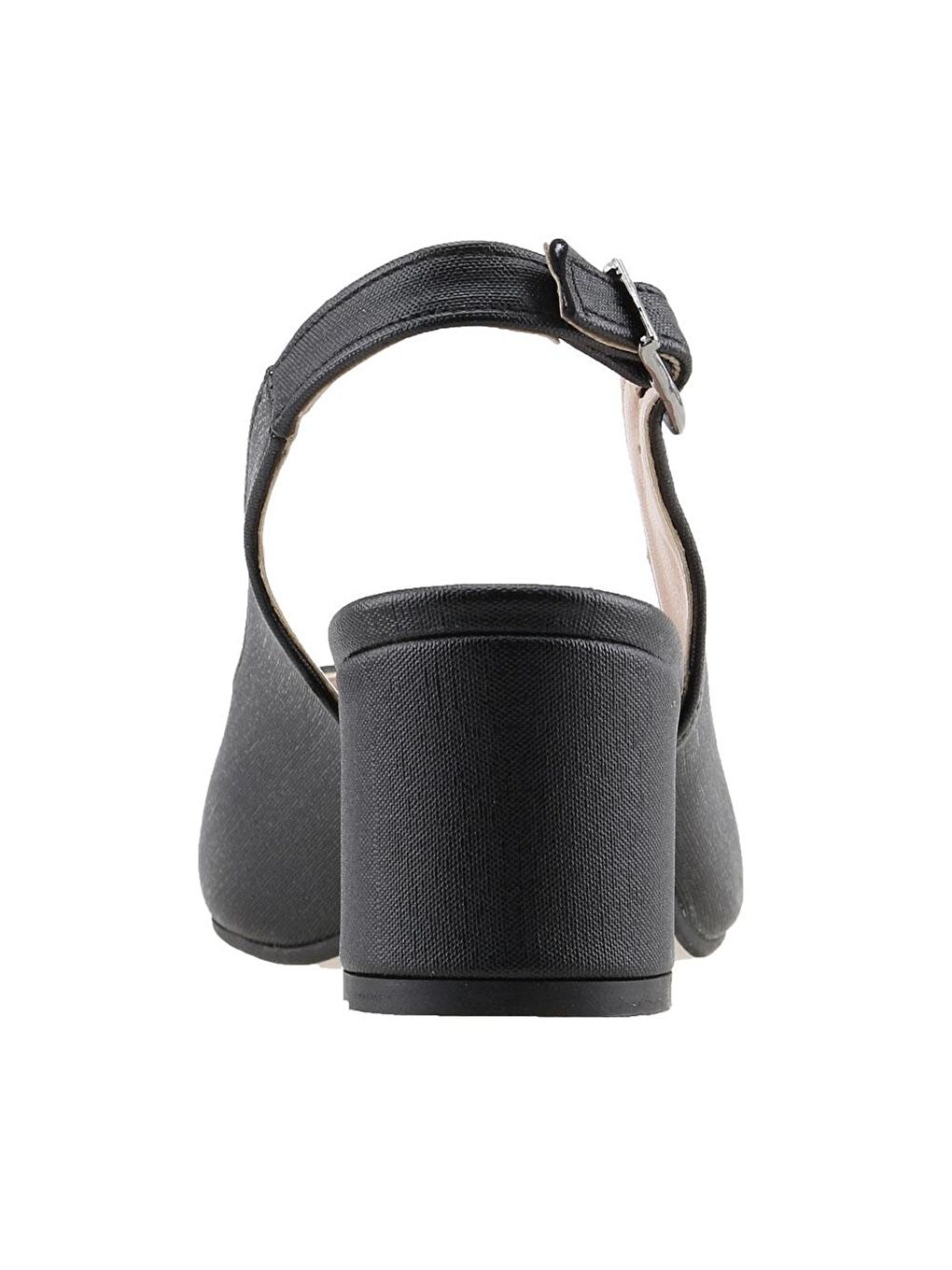 Siyah Çupra 5 Cm Topuklu Kadın Ayakkabı 544-307-3