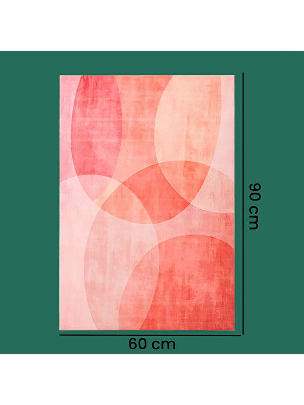 Kahverengi Deco Earthy Hues Kanvas Tablo - Kiremit - 90x60 cm-3