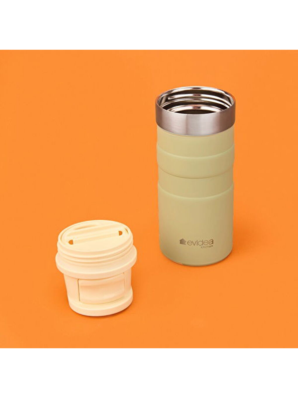 Kitchen Bireysel Termos - Bej - 350 ml-7