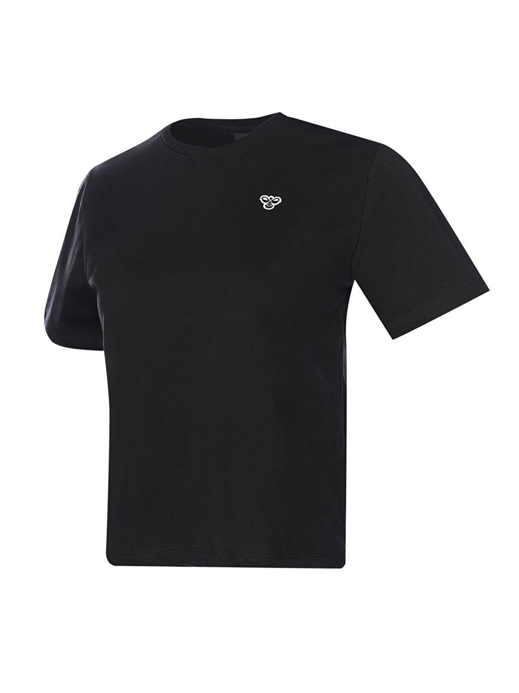 T-Ic Icona Regular Kadın Siyah Yuvarlak Yaka Tişört-1