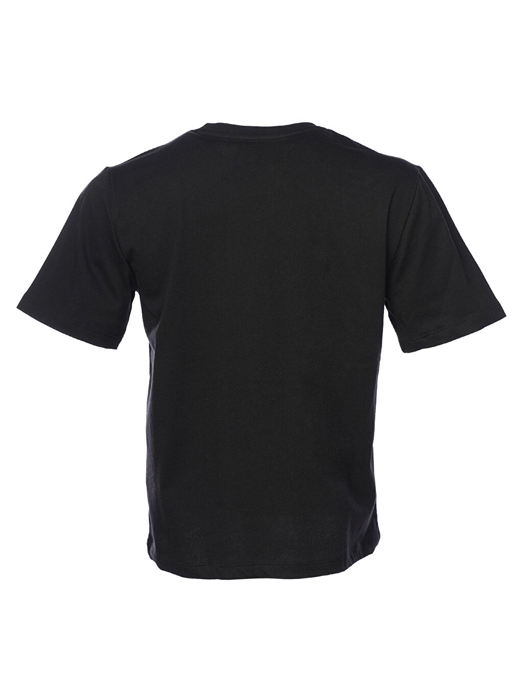 T-Ic Icona Regular Kadın Siyah Yuvarlak Yaka Tişört-2