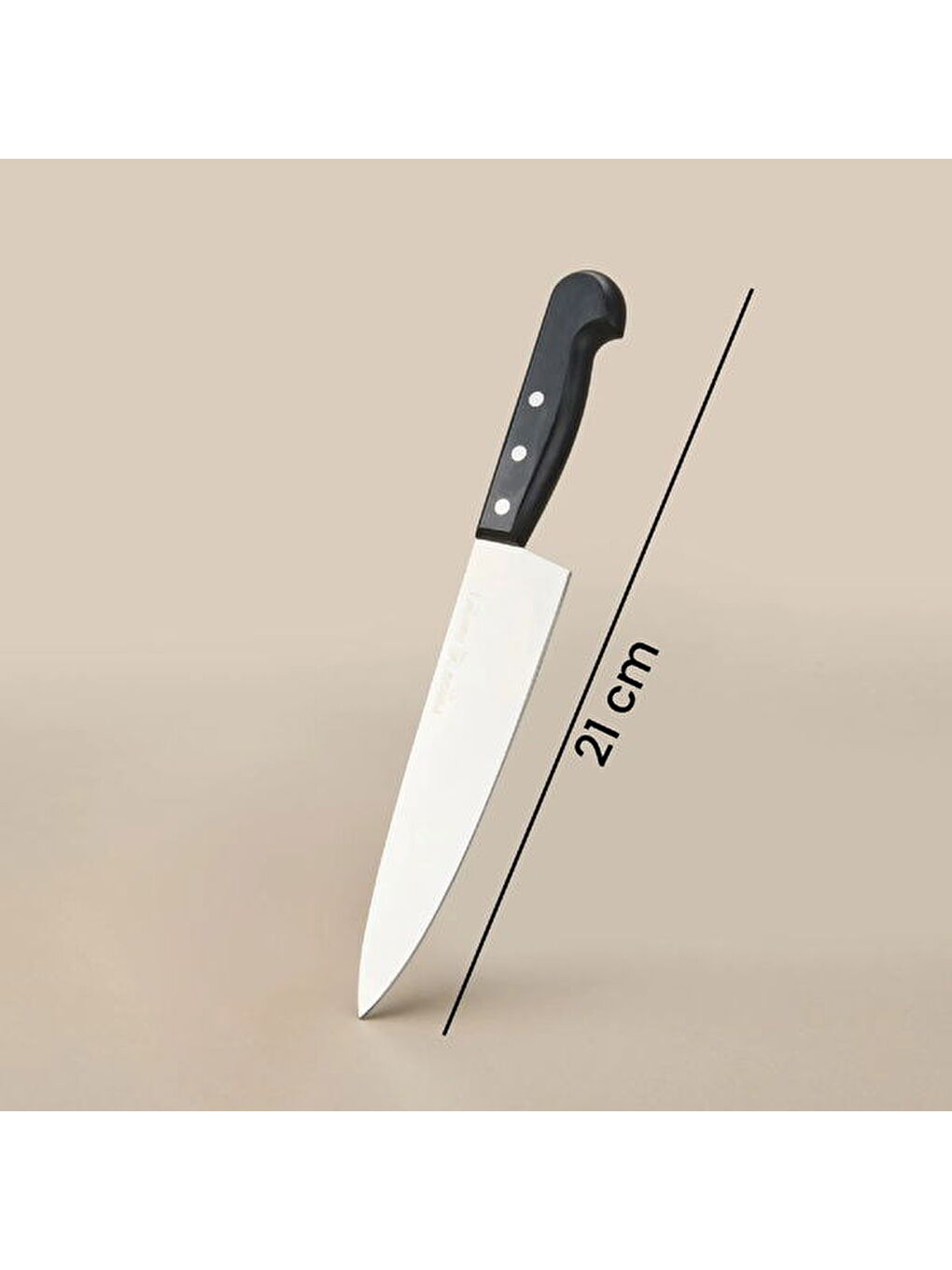 Karışık Superior Şef Bıçağı - Gri / Siyah - 21 cm-4