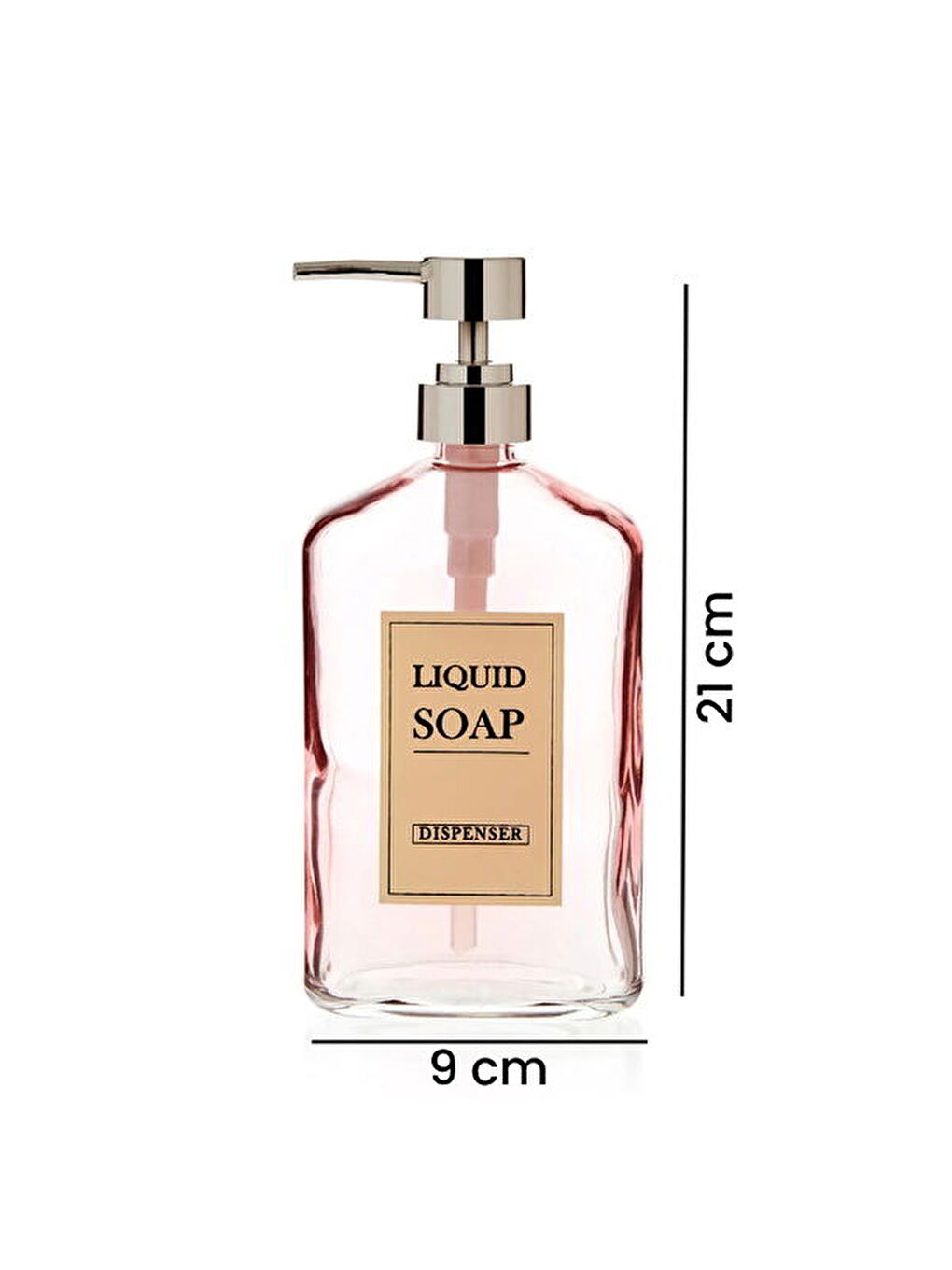 Karışık Liquid Cam Sıvı Sabunluk - Asorti - 21x9 cm-4