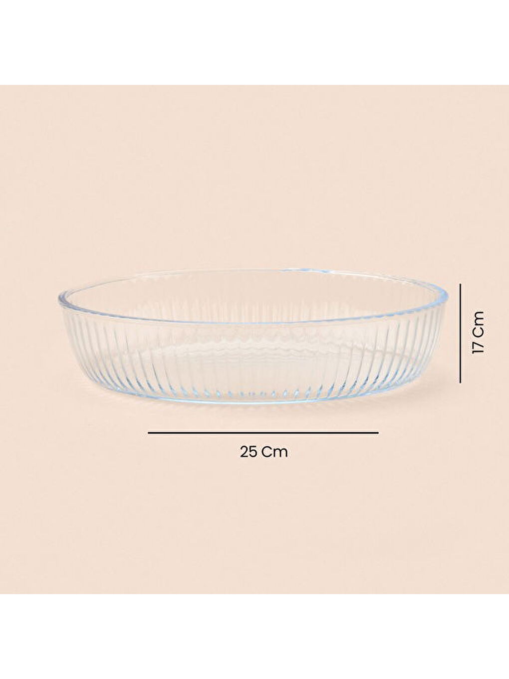 Renksiz Twin Oval Cam Fırın Kabı - Şeffaf - 25x17 cm-4