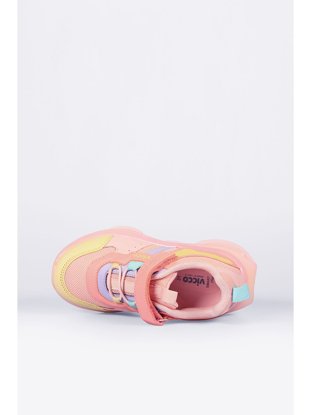Pembe Bosa Basic Kız Okul Öncesi Pudra Spor Ayakkabı-5