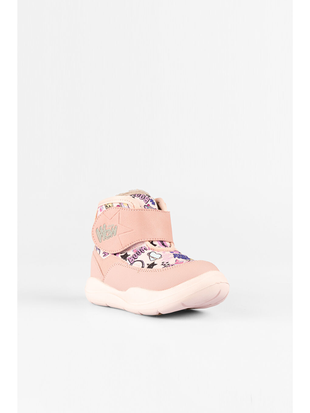 Pembe Santo Hafif Kız  Çocuk Okul Öncesi Pudra Kar Botu