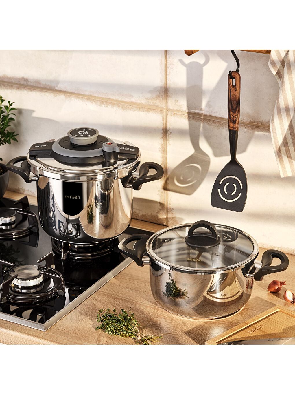 Vera Düdüklü Tencere Seti 4+6 Litre Siyah-6