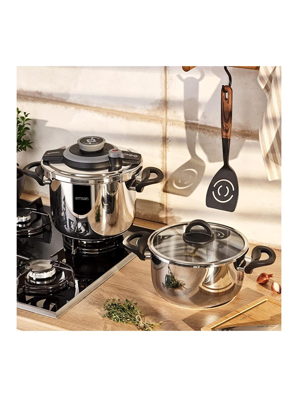 Vera Düdüklü Tencere Seti 4+6 Litre Siyah-3