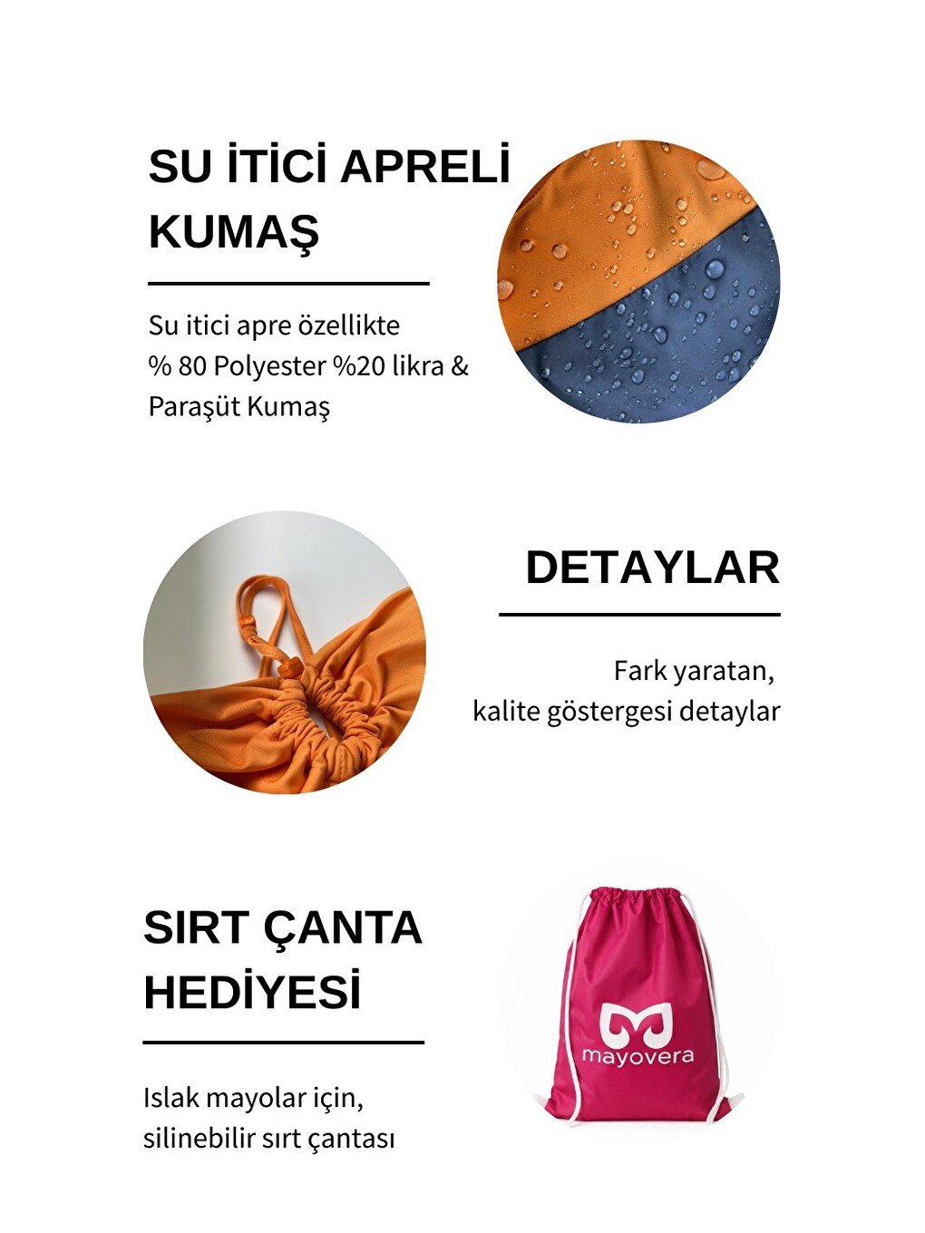 Karışık Straplez Mayo-turuncu Boncuk-3