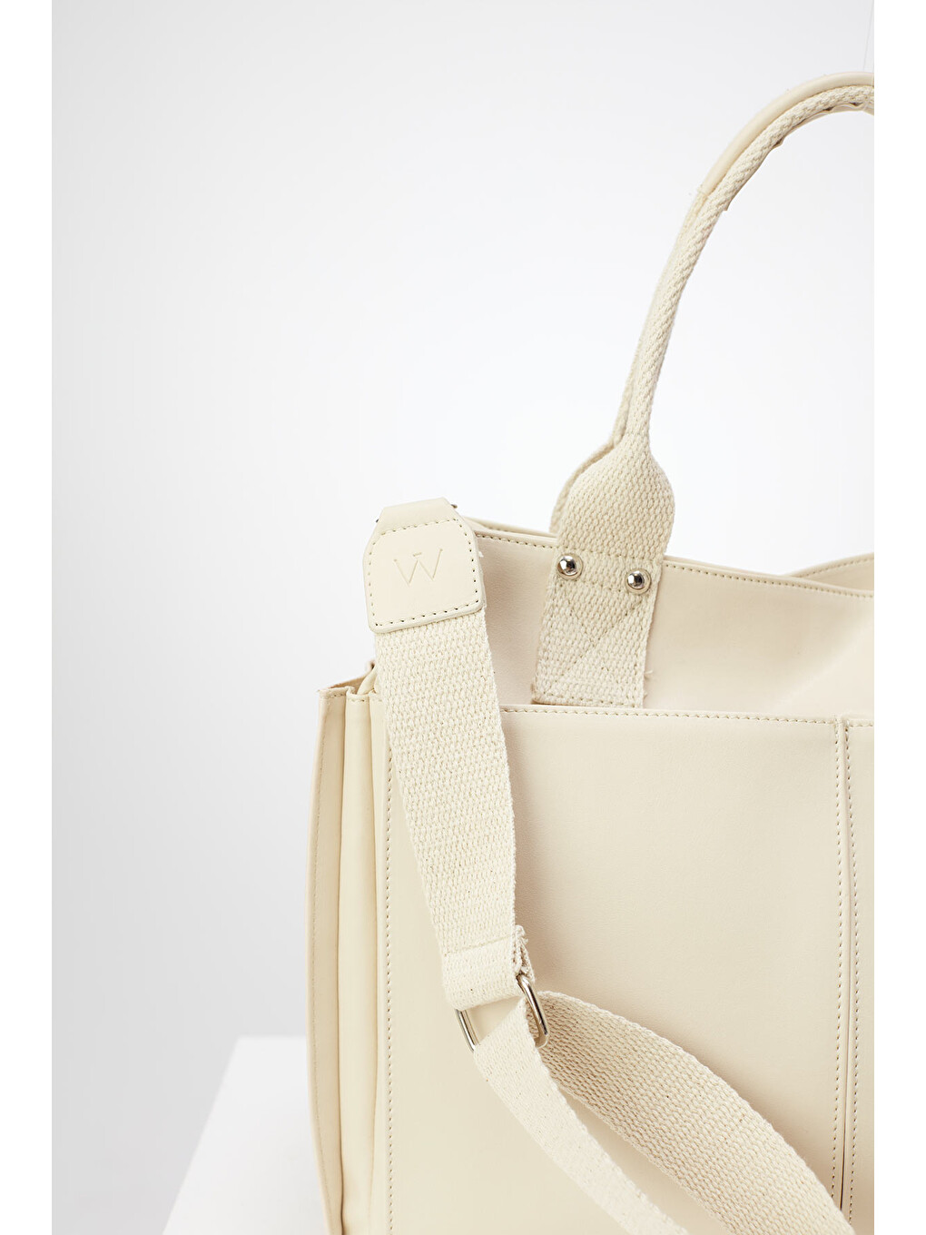Deri Everyday Bag Bej-3