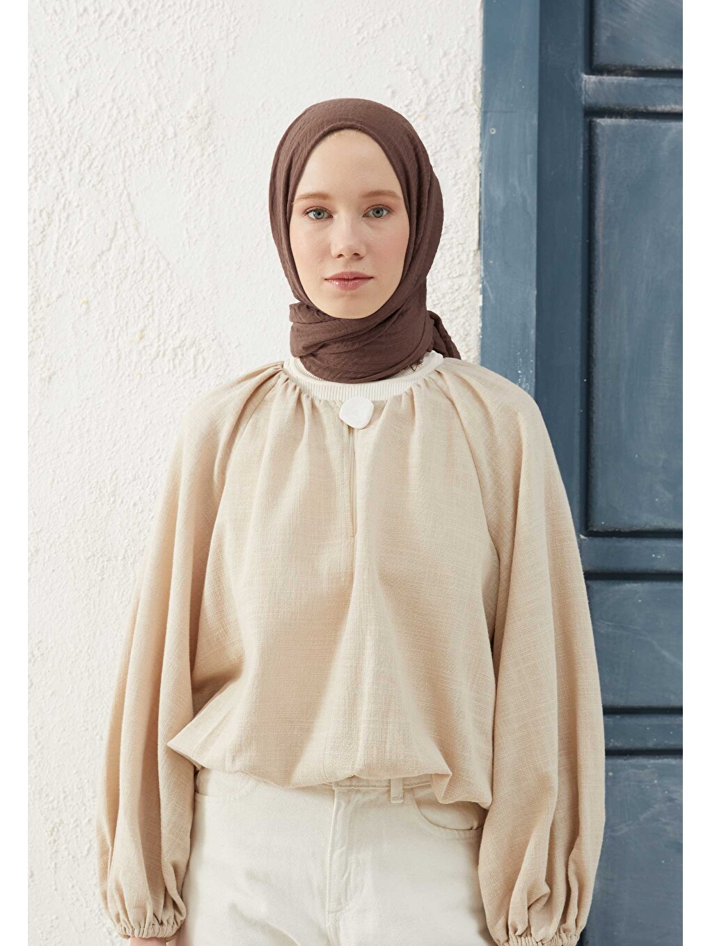 Kahverengi Bürümcük Şal Kakao-2