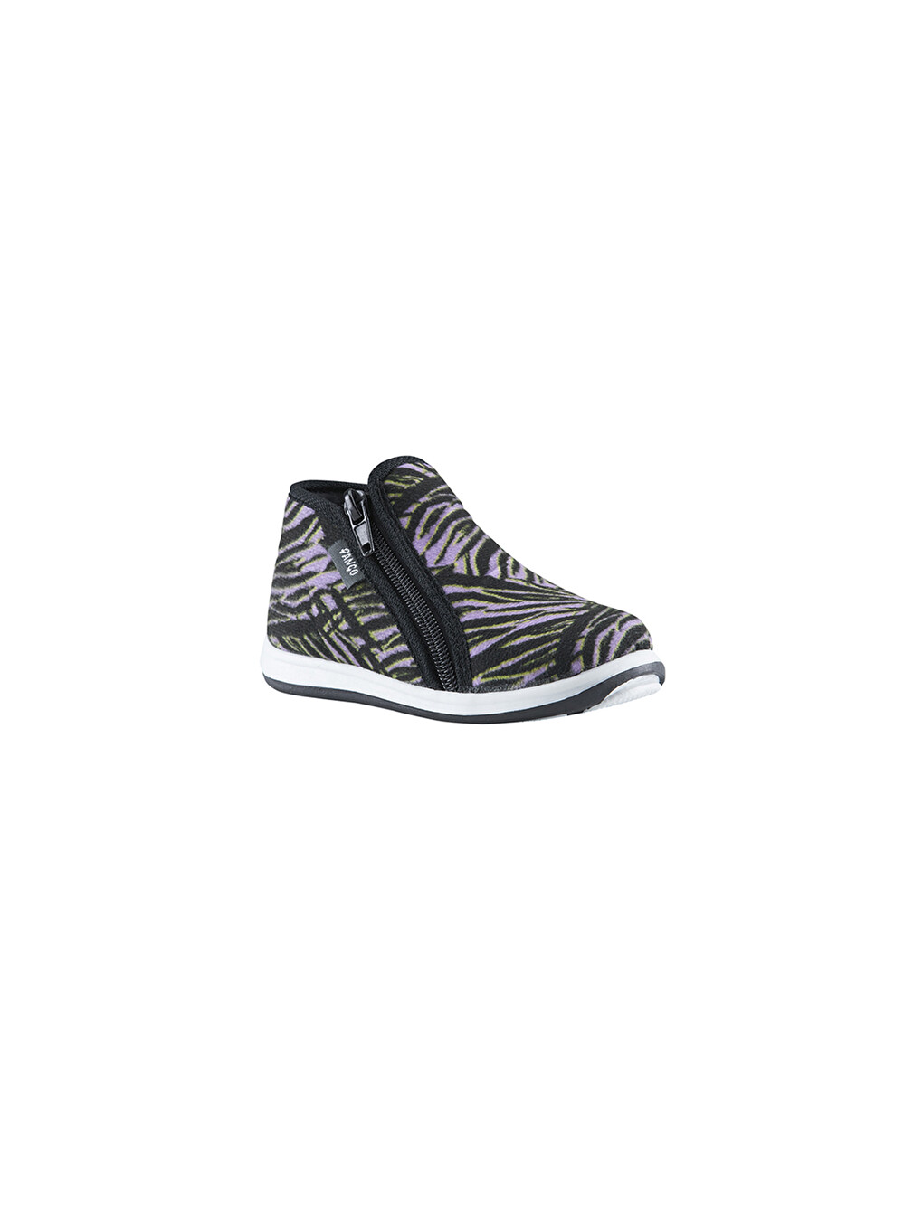 Karışık Kız Bebek Zebra Desenli Panduf-1