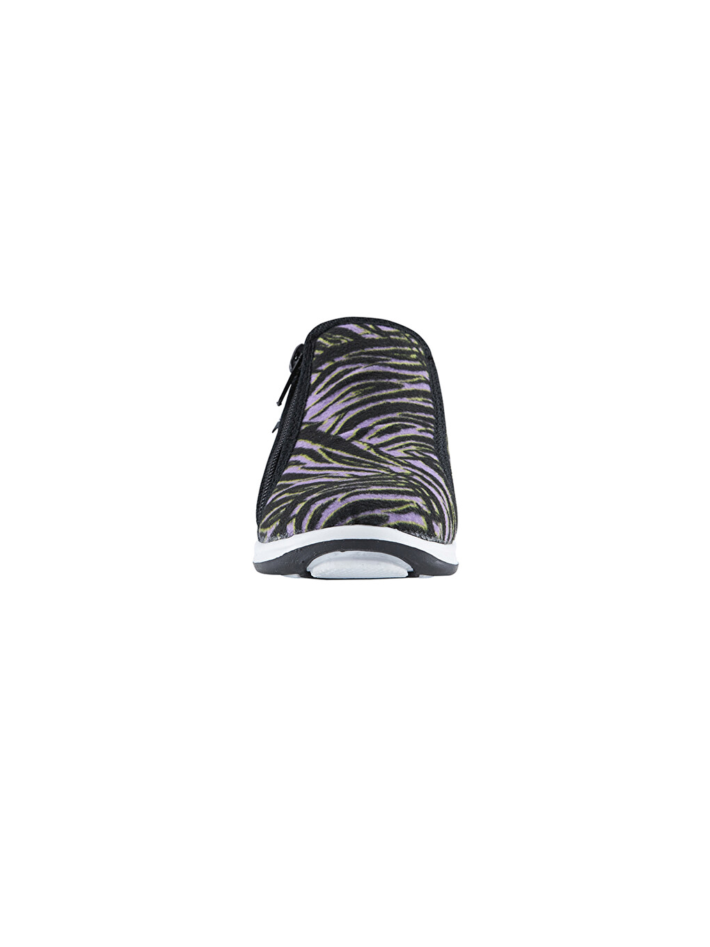 Karışık Kız Bebek Zebra Desenli Panduf-3
