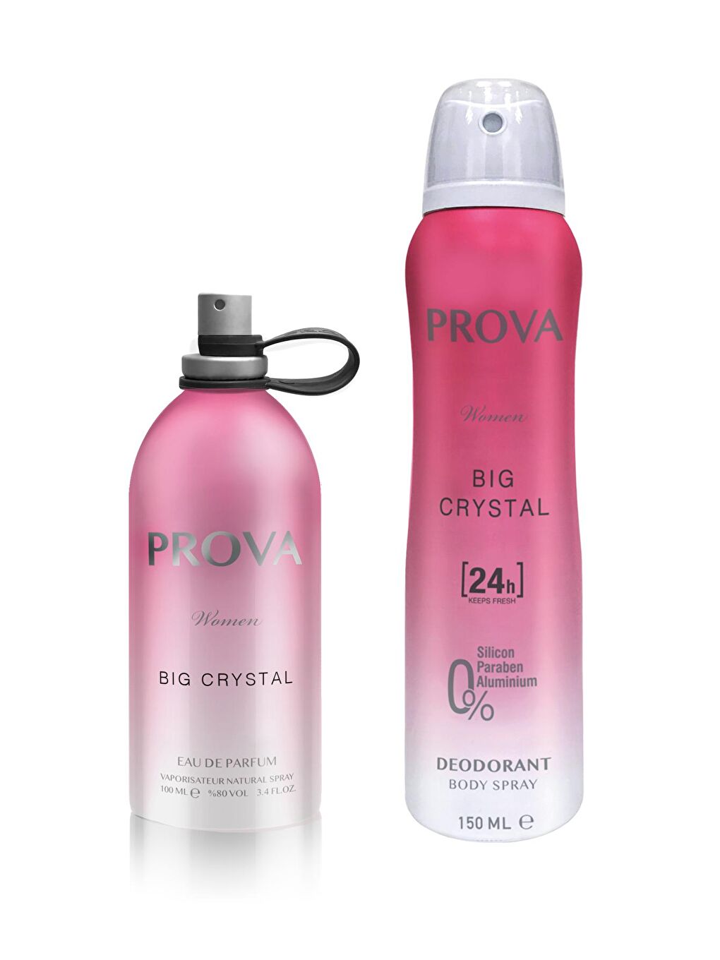 Prova Karışık Big Crystal EDP Kadın Parfüm 120 ml ve Deodorant 150 ml