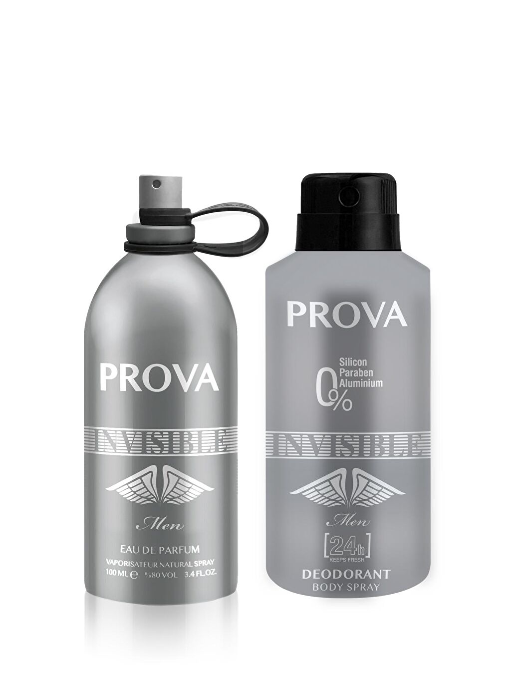 Prova Karışık Invisible EDP Erkek Parfüm 120 ml ve Deodorant 150 ml