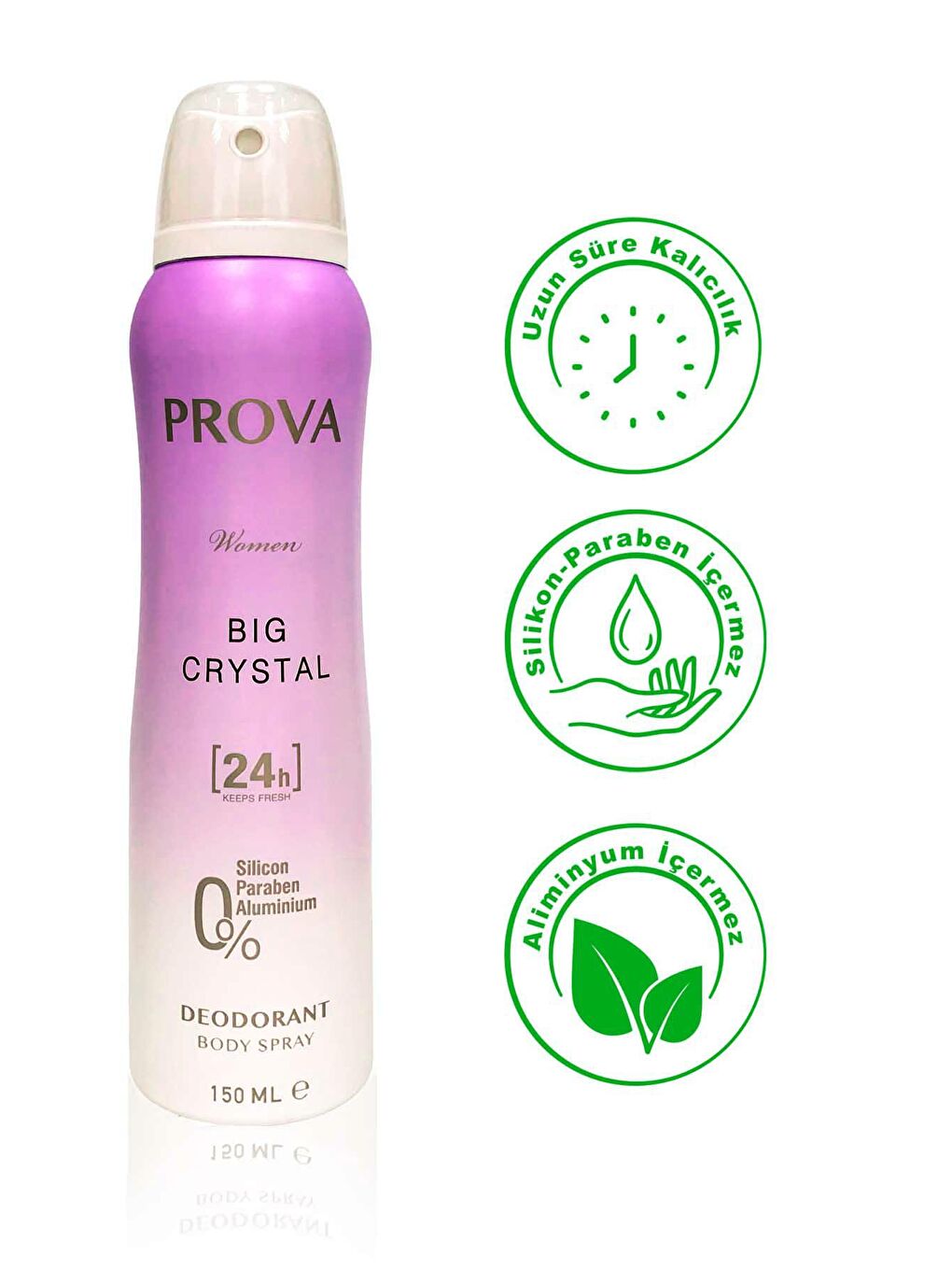 Big Crystal EDP Kadın Parfüm 120 ml ve Deodorant 150 ml 2 Adet-2