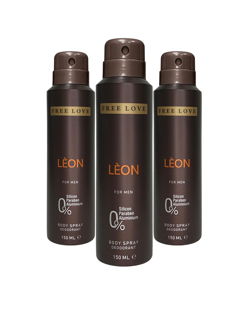 Free Love Karışık Leon Erkek Deodorant 150 ml 3 Adet