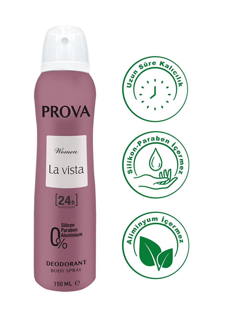 Prova Karışık La Vista EDP Kadın Parfüm 120 ml ve Deodorant 150 ml - 2