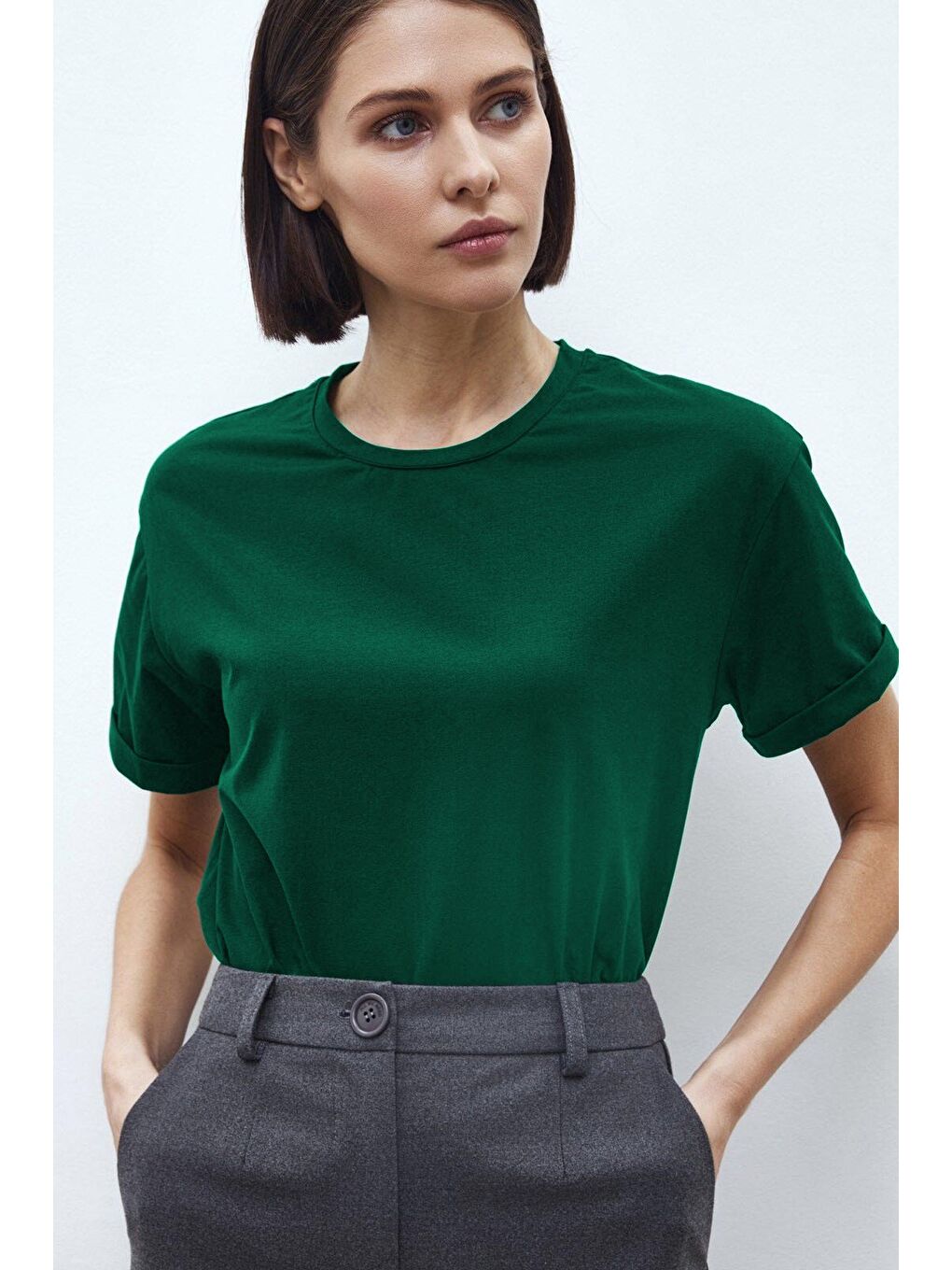 Petrol Yeşili Tişört Mg1351