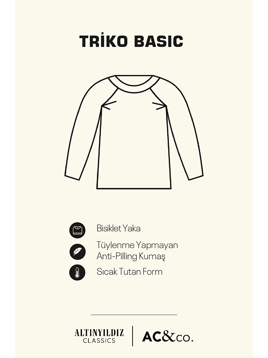 Erkek Bej Anti-Pilling Tüylenme Yapmayan Standart Fit Normal Kesim Bisiklet Yaka Triko Kazak-2