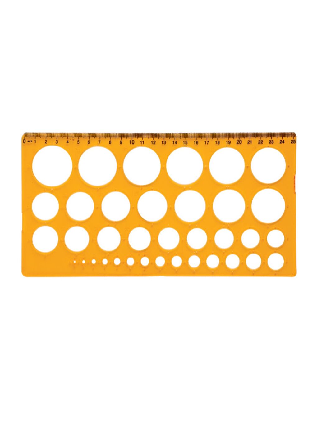 Daire Şablonu 1-36 mm (Büyük) Kod:085