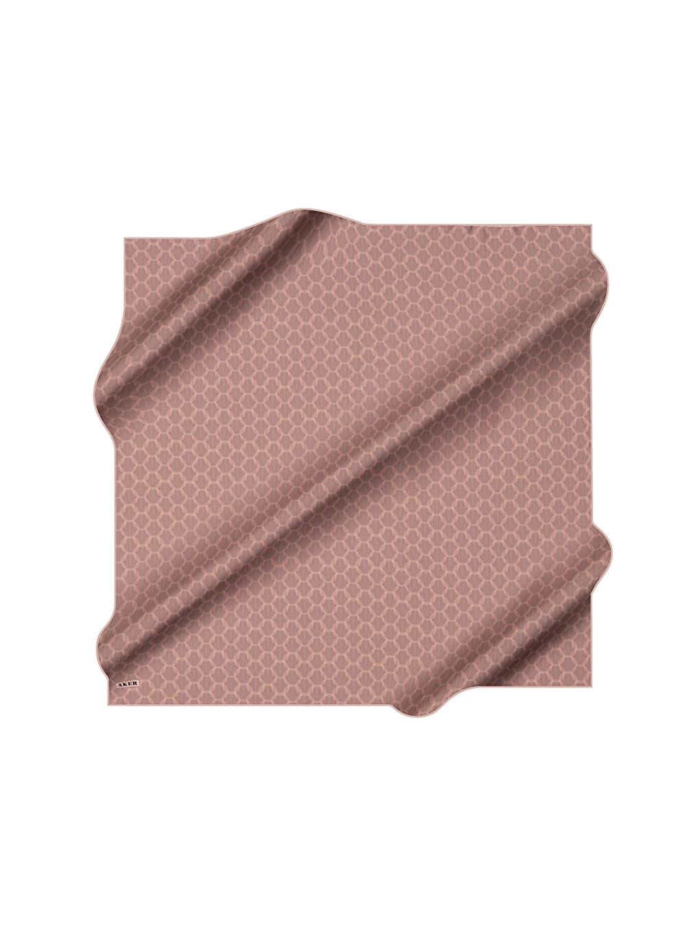 Koyu Pembe 90x90 İpek Krep Saten Eşarp
