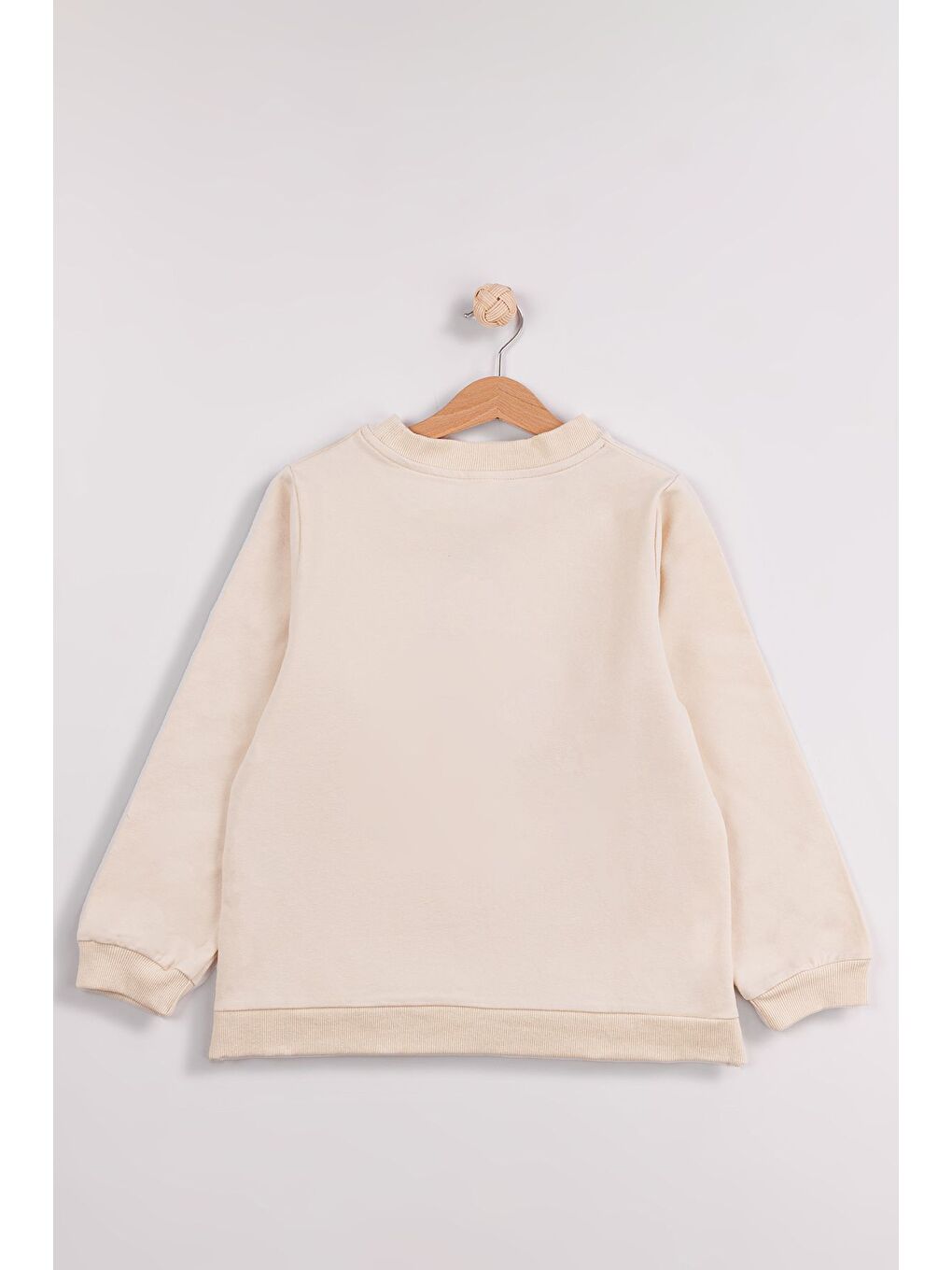 Pembe Kız Çocuk Orta Kalınlıkta Baskılı 2'li Paket Sweatshirt-7