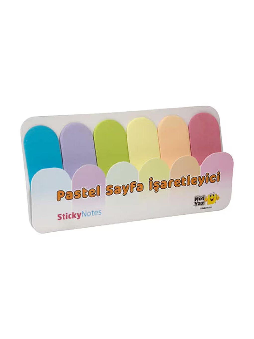 Rainbow Pastel Smile Sayfa İşaretleyici 6 Renk x 10 Sayfa (PA-7578)-2