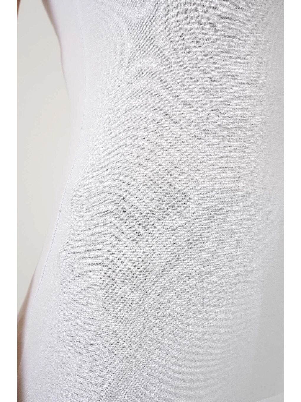 Kadın Beyaz Basic Sıfır Kol Body HZL25S-BD143471-3