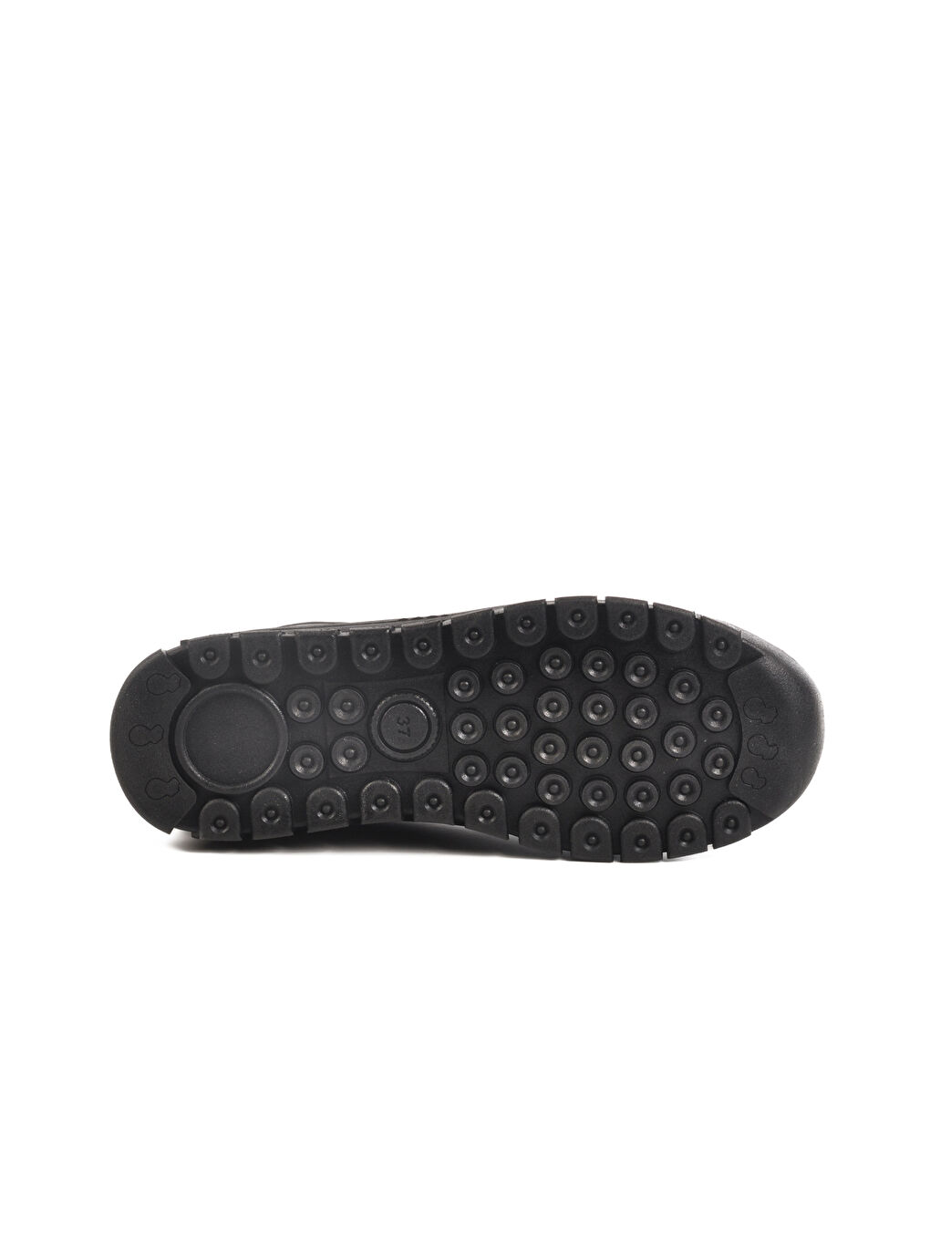 Siyah Hakiki Deri Anatomik Kadın Casual Ayakkabı 9050-26K Z-4