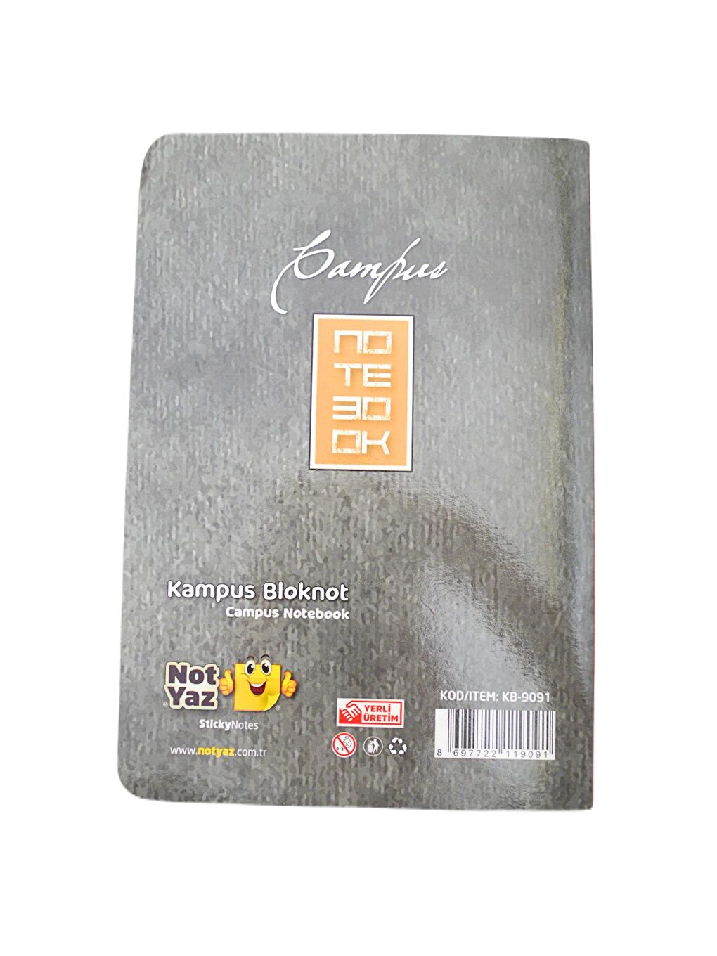 20x13 64 Yaprak Kampüs Bloknot Yes You Can Çizgili (KB-9091)-2