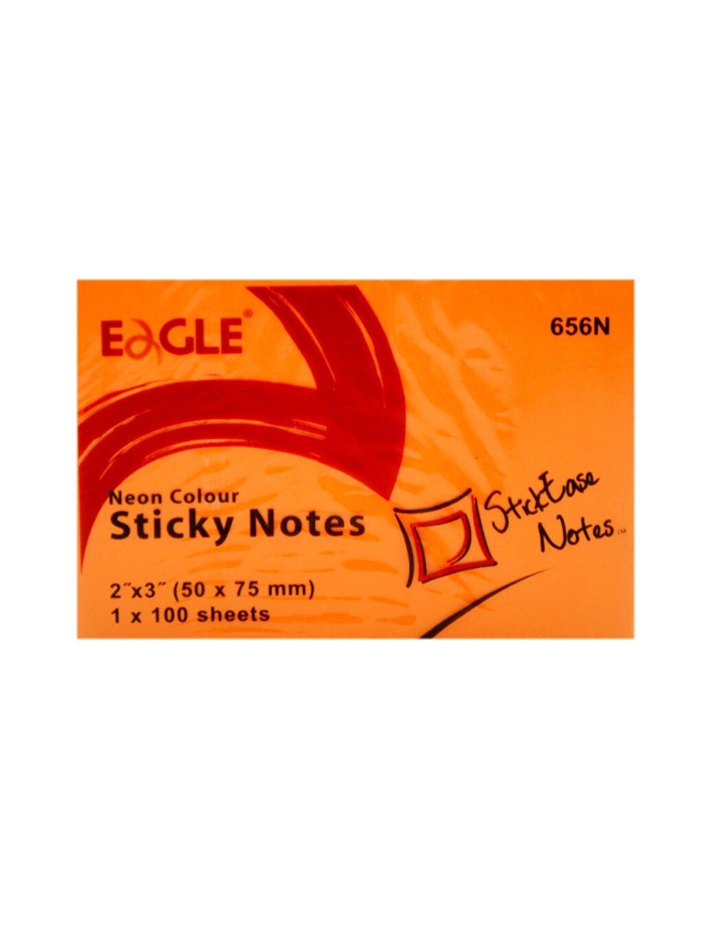 50x75 mm Neon Renk Sticky Yapışkanlı Not Kağıdı 100 Yaprak (656N) 4 Adet-3