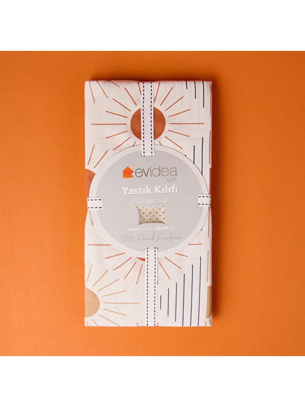 Soft Soleil 2'li Yastık Kılıfı - Bej - 50x70 cm-1