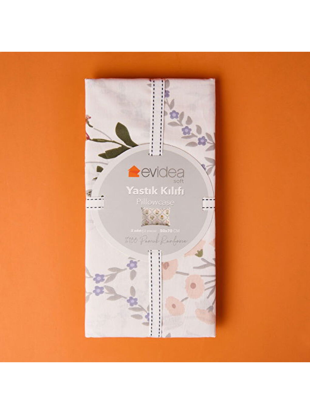 Soft Nostra 2'li Yastık Kılıfı - Ekru - 50x70 cm-2