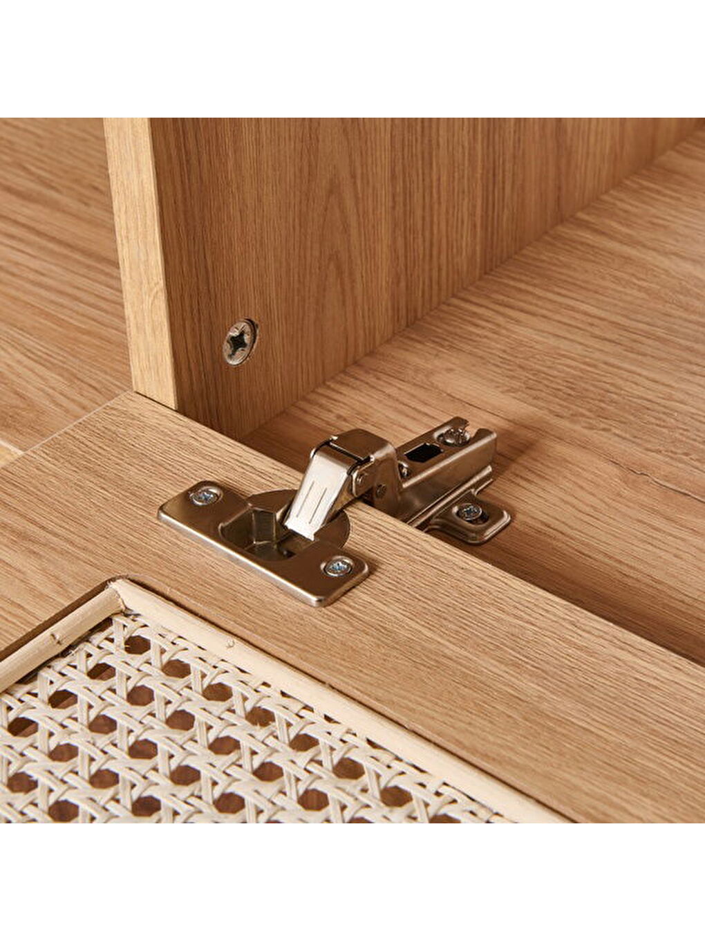 Kahverengi 2 Kapaklı Hazeran Tv Ünitesi - Safir Meşe - 160 cm-4