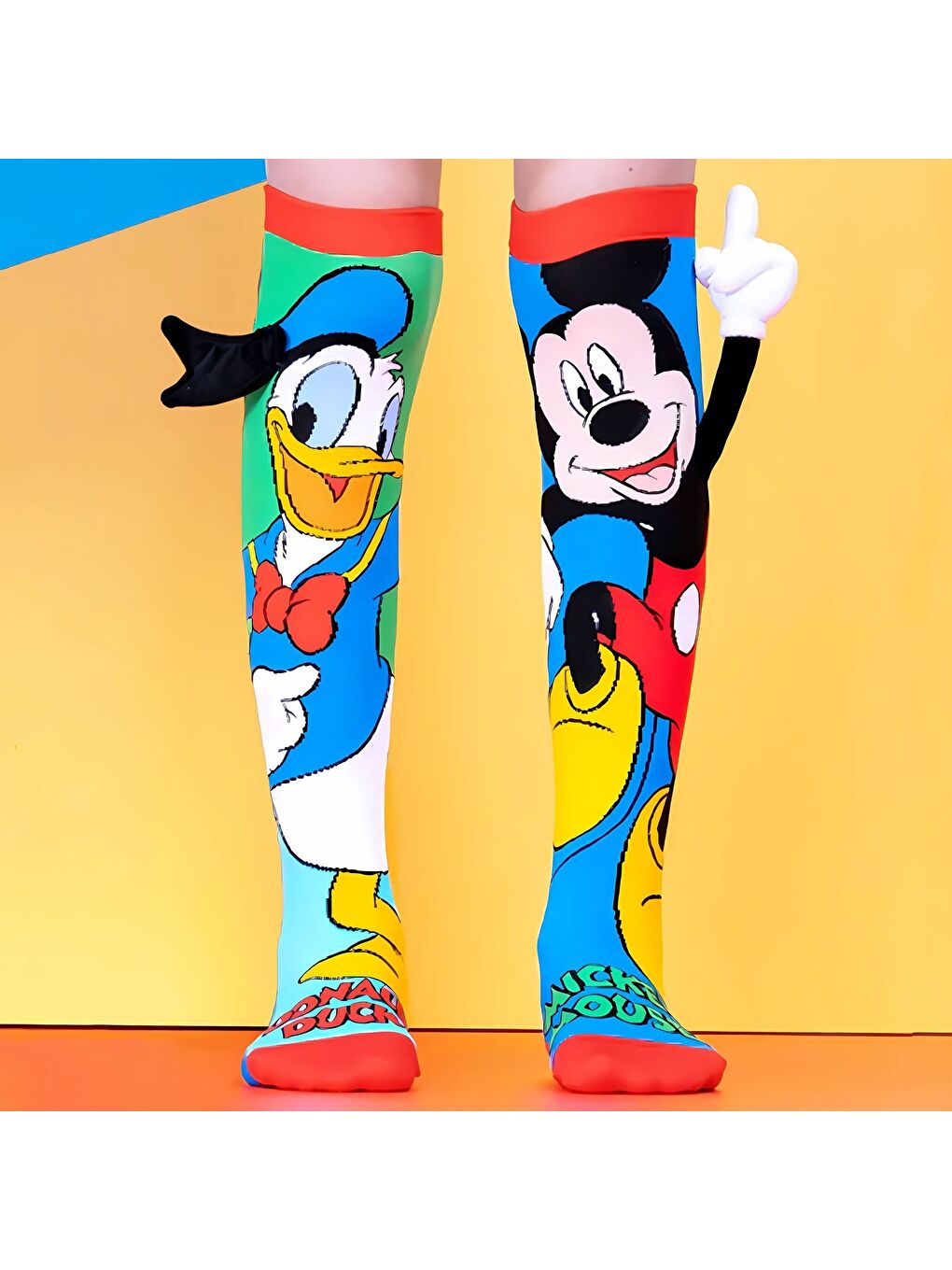Karışık Donald Duck Mickey Çorap-1