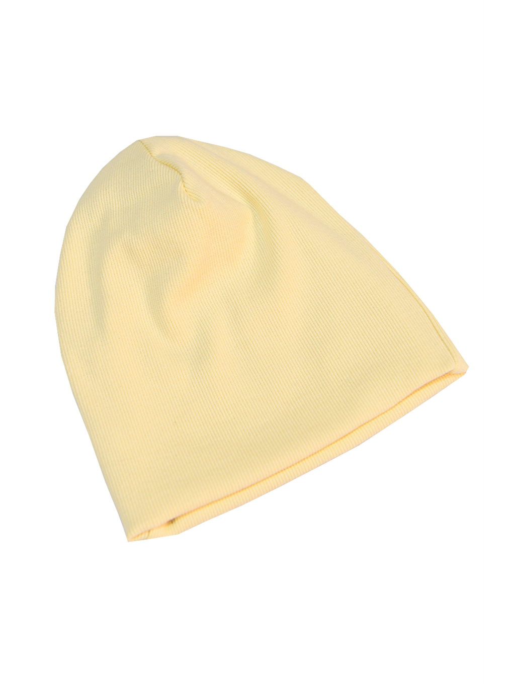 Sarı Çocuk Unisex Fitilli Kışlık Bere-1