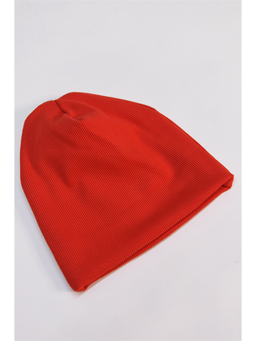 Kırmızı Çocuk Unisex Fitilli Kışlık Bere-1