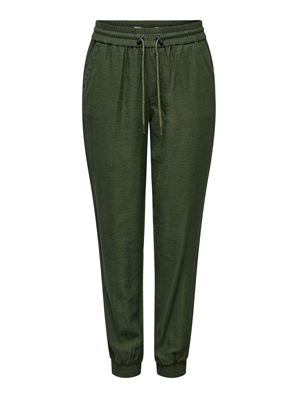 Haki Onlkelda Regular Fit Cepli Kadın Pantolon 15203946-4