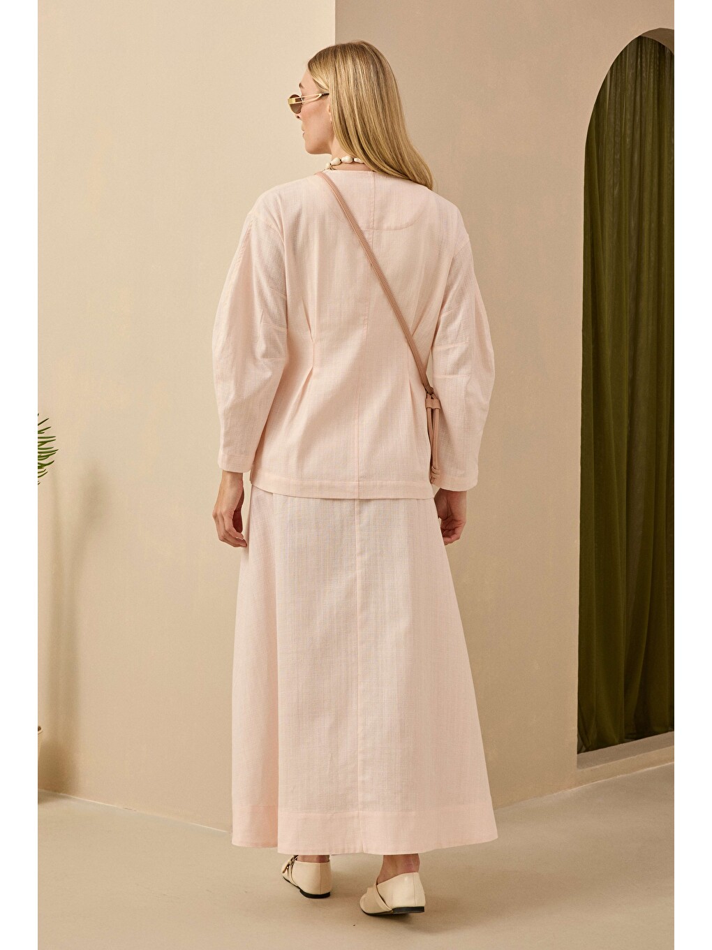 Pamuk Keten Etek Soft Pembe-1