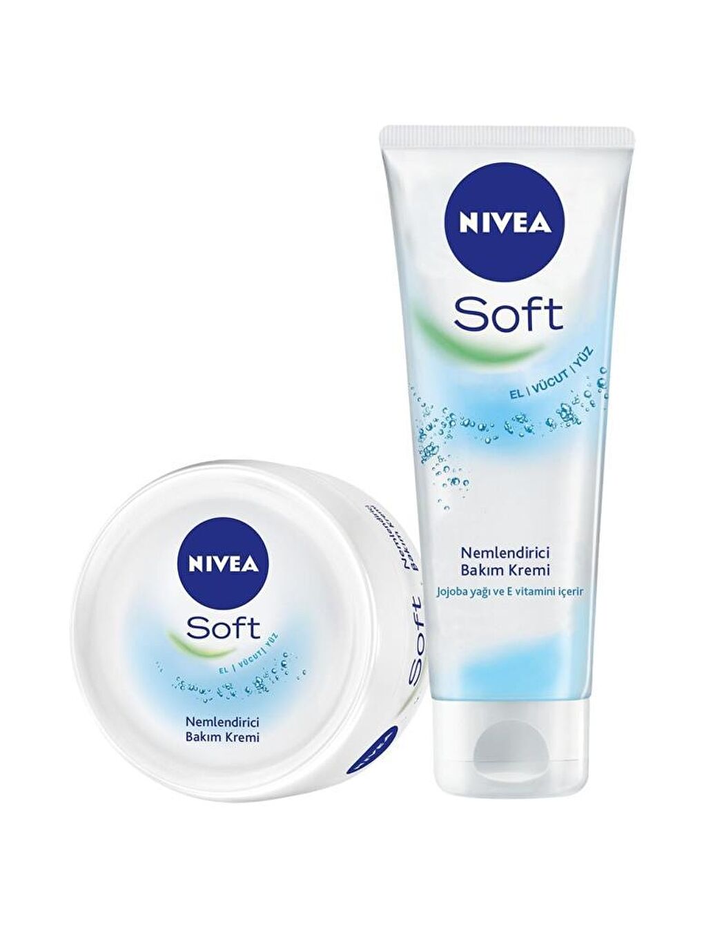 NIVEA Şeffaf Soft Ne mlendirici Bakım Kremi 100 ml Soft Ne mlendirici Bakım Kremi 75 ml