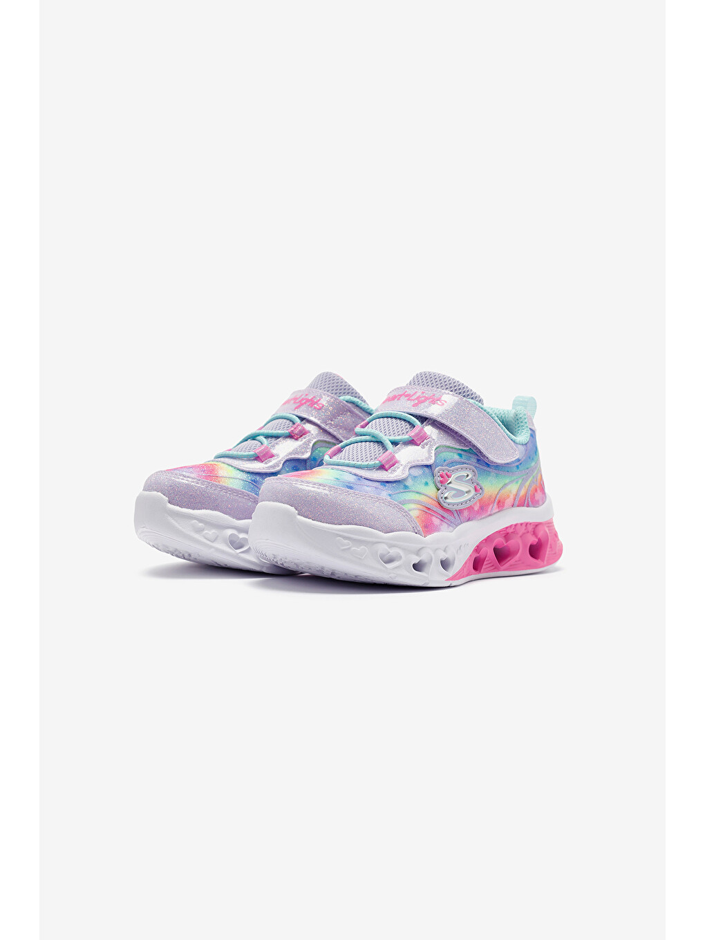 Karışık Skechers Flutter Heart Lıghts Kız Bebek Ayakkabı-2