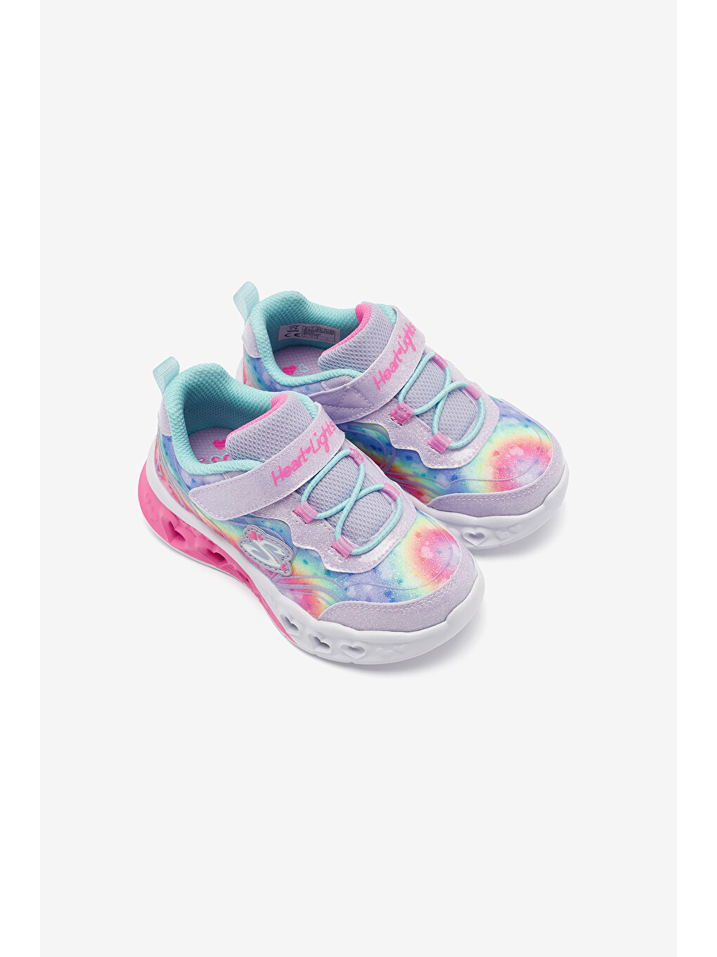 Karışık Skechers Flutter Heart Lıghts Kız Bebek Ayakkabı-5