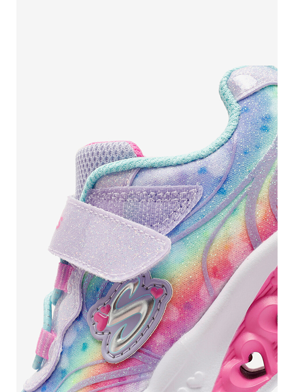 Karışık Skechers Flutter Heart Lıghts Kız Bebek Ayakkabı-7