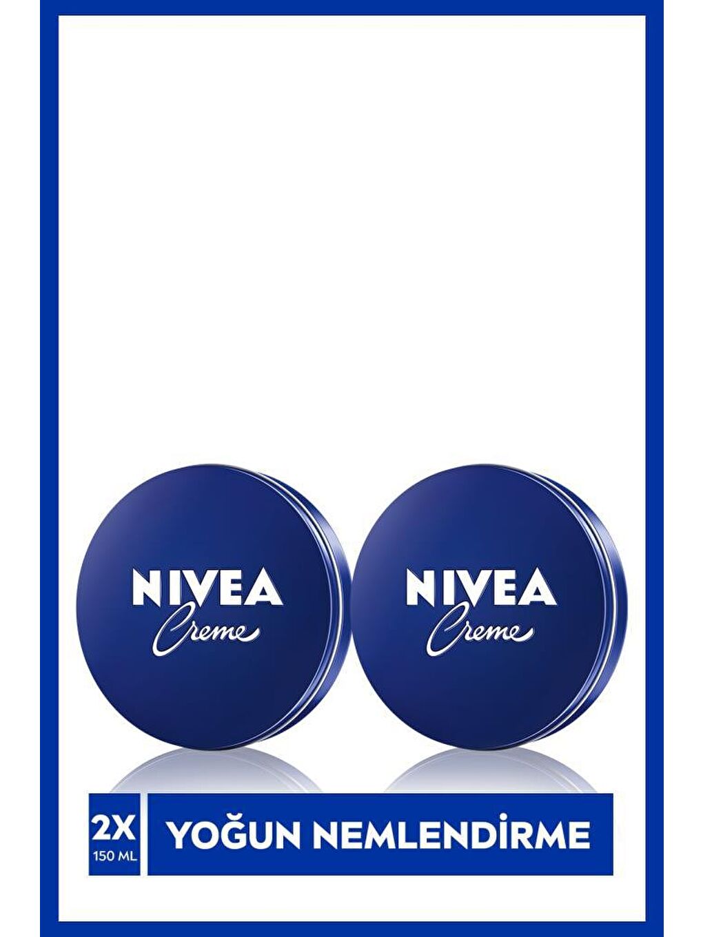 NIVEA Creme 150 ml, Bakım Yapan Koruma, Tüm Ciltler Için Ne mlendirici Krem, El & Yüz & Vücut x2 Adet