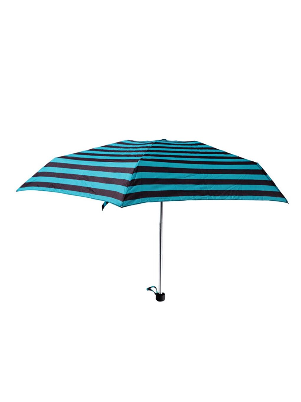 Moods Up Siyah Yeşil Çizgili Manuel Mini Şemsiye-2