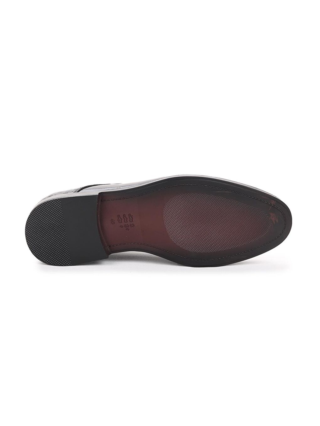 Siyah 1826 Rugan Deri Pvc Taban Erkek Klasik Ayakkabı-4