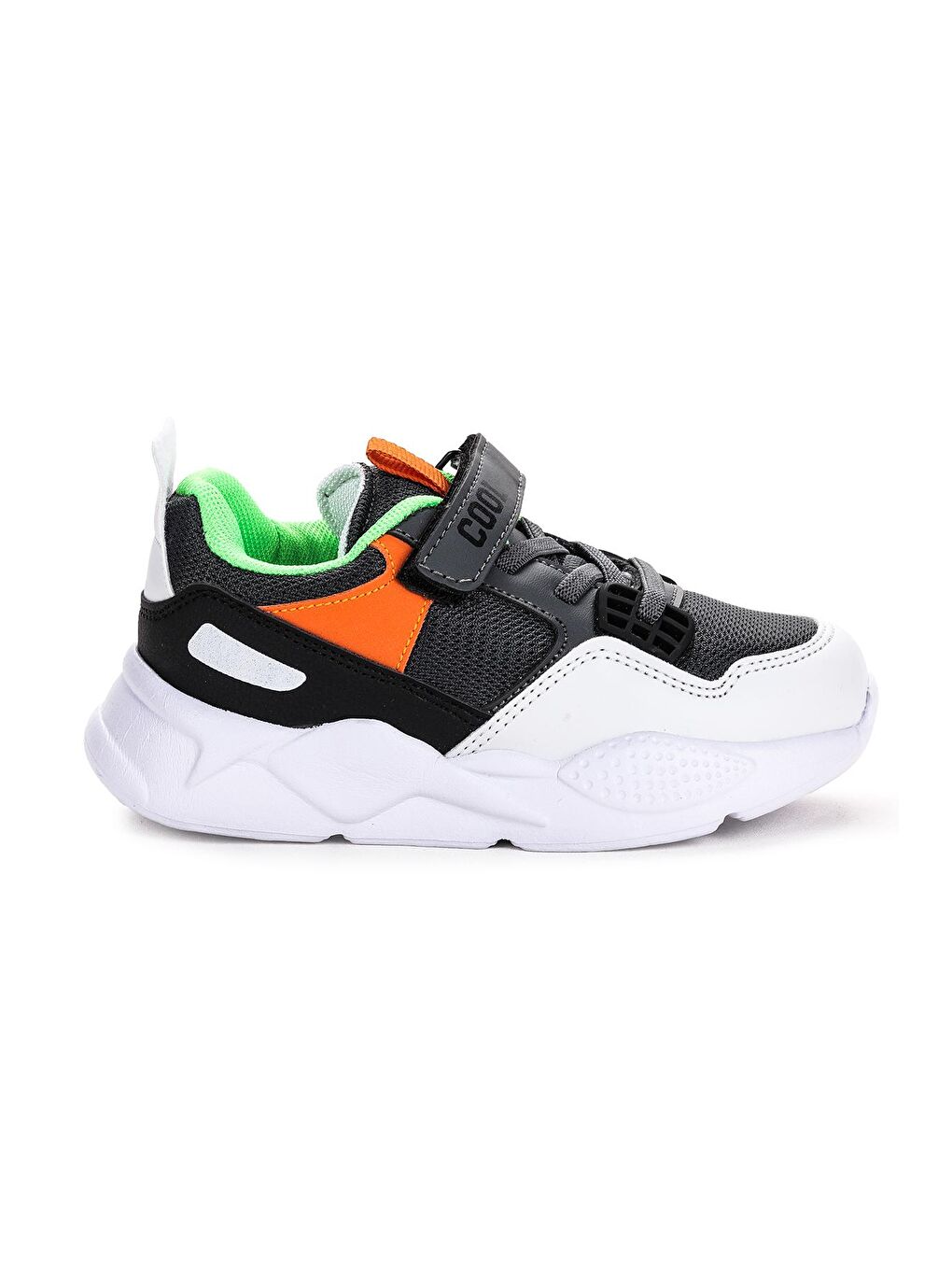 Gri Lero Cırtlı Kız/Erkek Çocuk Spor Ayakkabı