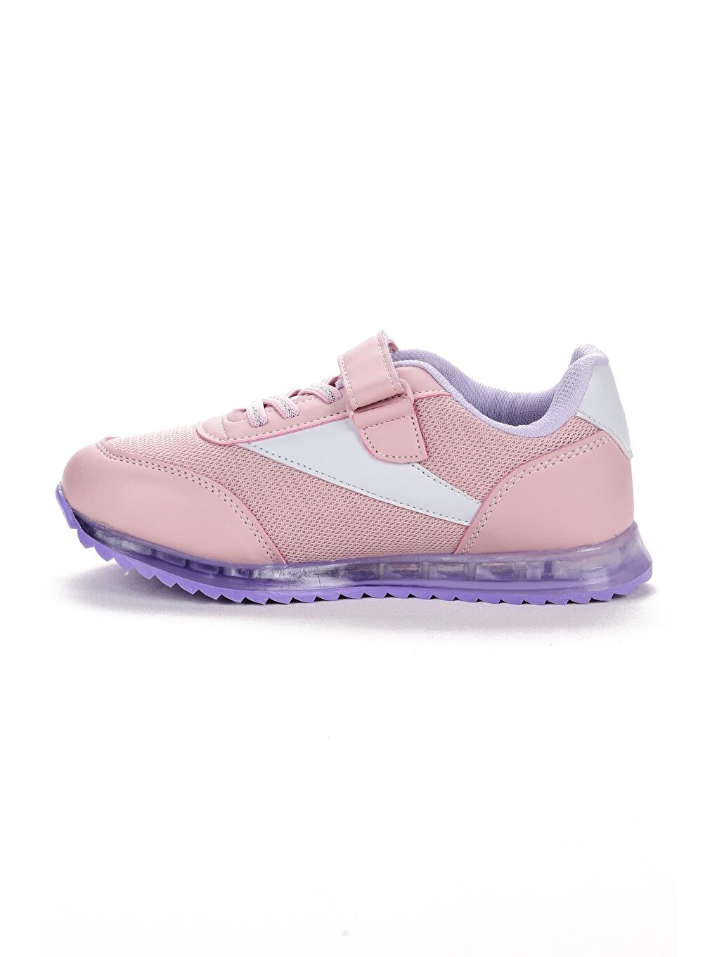 Pembe İron Cırtlı Kız/Erkek Çocuk Spor Ayakkabı-1