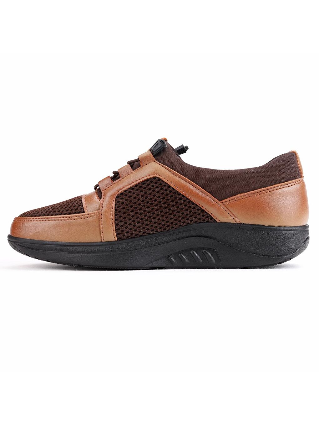 Bej Rahat Konfor Özel Topuk Jeli Anne Günlük Ayakkabı  Y707-4